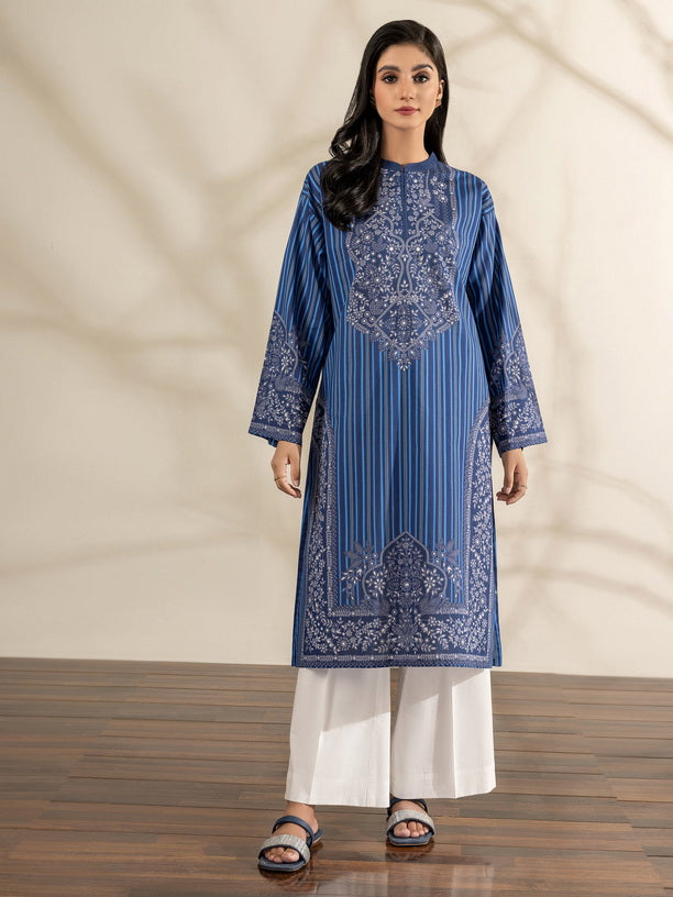 Limelight Summer Unstitched Printed Lawn 1Pc Shirt U2873 Blue