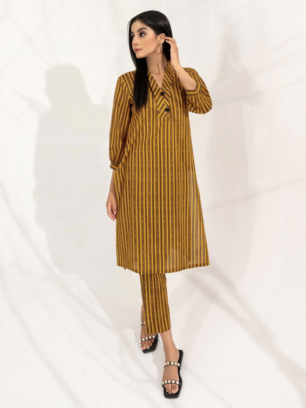 Limelight Summer Unstitched Printed Lawn 1Pc Shirt U2877 Yellow