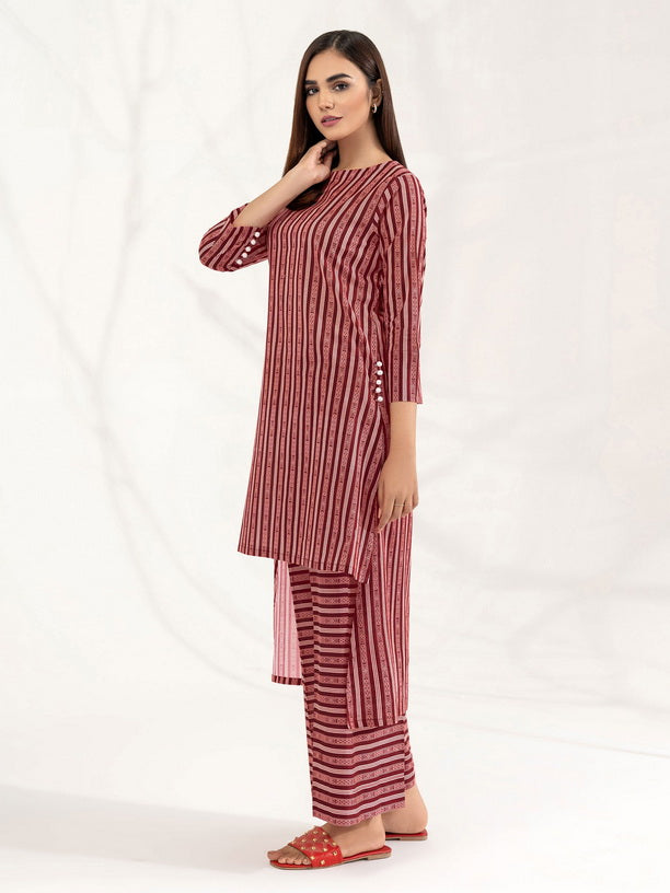 Limelight Summer Unstitched Printed Lawn 1Pc Shirt U2877 Maroon