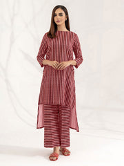 Limelight Summer Unstitched Printed Lawn 1Pc Shirt U2877 Maroon
