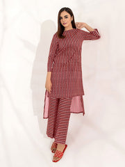 Limelight Summer Unstitched Printed Lawn 1Pc Shirt U2877 Maroon