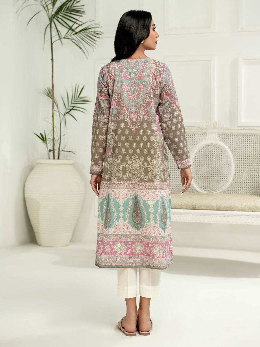 LimeLight Vol-03 Summer Unstitched Printed Lawn 1Pc Shirt U2879 Grey