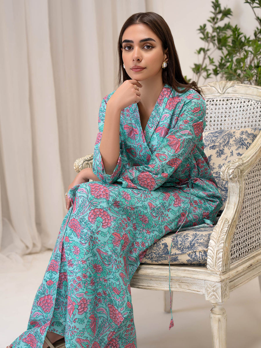 Limelight Summer Unstitched Printed Lawn 1Pc Shirt U2880 Mint