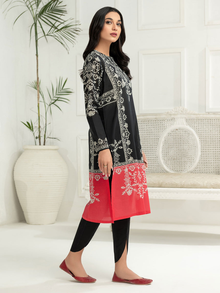 LimeLight Vol-03 Summer Unstitched Printed Lawn 1Pc Shirt U2882 Black