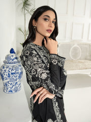 LimeLight Vol-03 Summer Unstitched Printed Lawn 1Pc Shirt U2882 Black