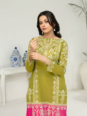 LimeLight Vol-03 Summer Unstitched Printed Lawn 1Pc Shirt U2882 Green