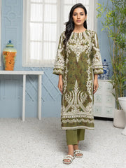 Limelight Summer Unstitched Printed Lawn 2Pc Suit U2897 Green