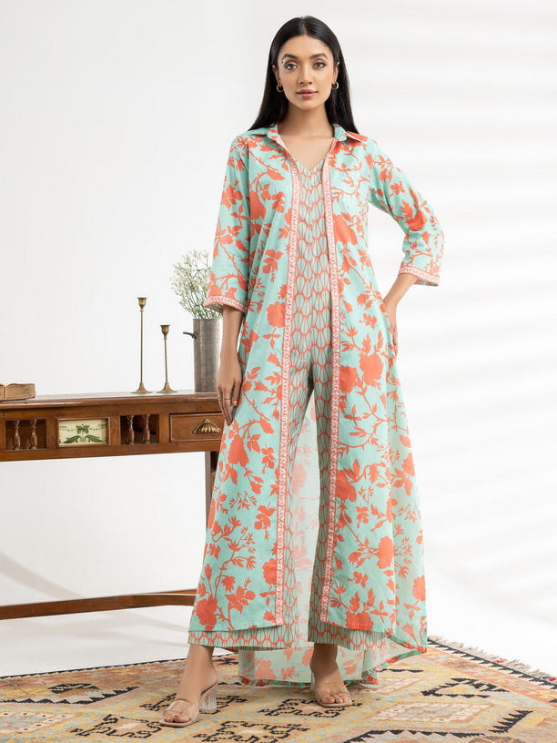 Limelight Summer Unstitched Printed Lawn 2Pc Suit U2902 Mint