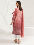 Limelight Summer Unstitched Printed Lawn 2Pc Suit U2936 Peach