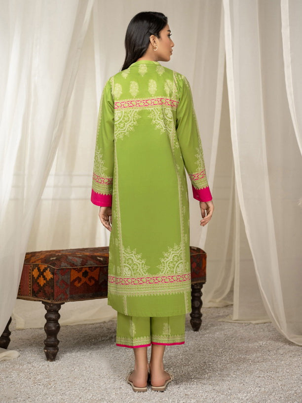 Limelight Summer Unstitched Printed Lawn 2Pc Suit U2941 Green