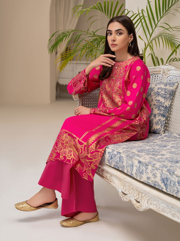 Limelight Summer Unstitched Paste Printed Lawn 2Pc Suit U2946 Pink