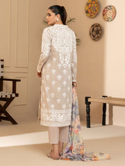 LimeLight Vol-03 Summer Unstitched Printed Lawn 3Pc Suit U2948 Beige