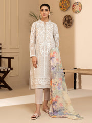 LimeLight Vol-03 Summer Unstitched Printed Lawn 3Pc Suit U2948 Beige