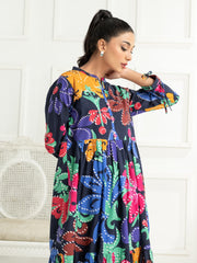 LimeLight Vol-03 Summer Unstitched Printed Lawn 1Pc Shirt U2958 Black