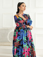 LimeLight Vol-03 Summer Unstitched Printed Lawn 1Pc Shirt U2958 Black