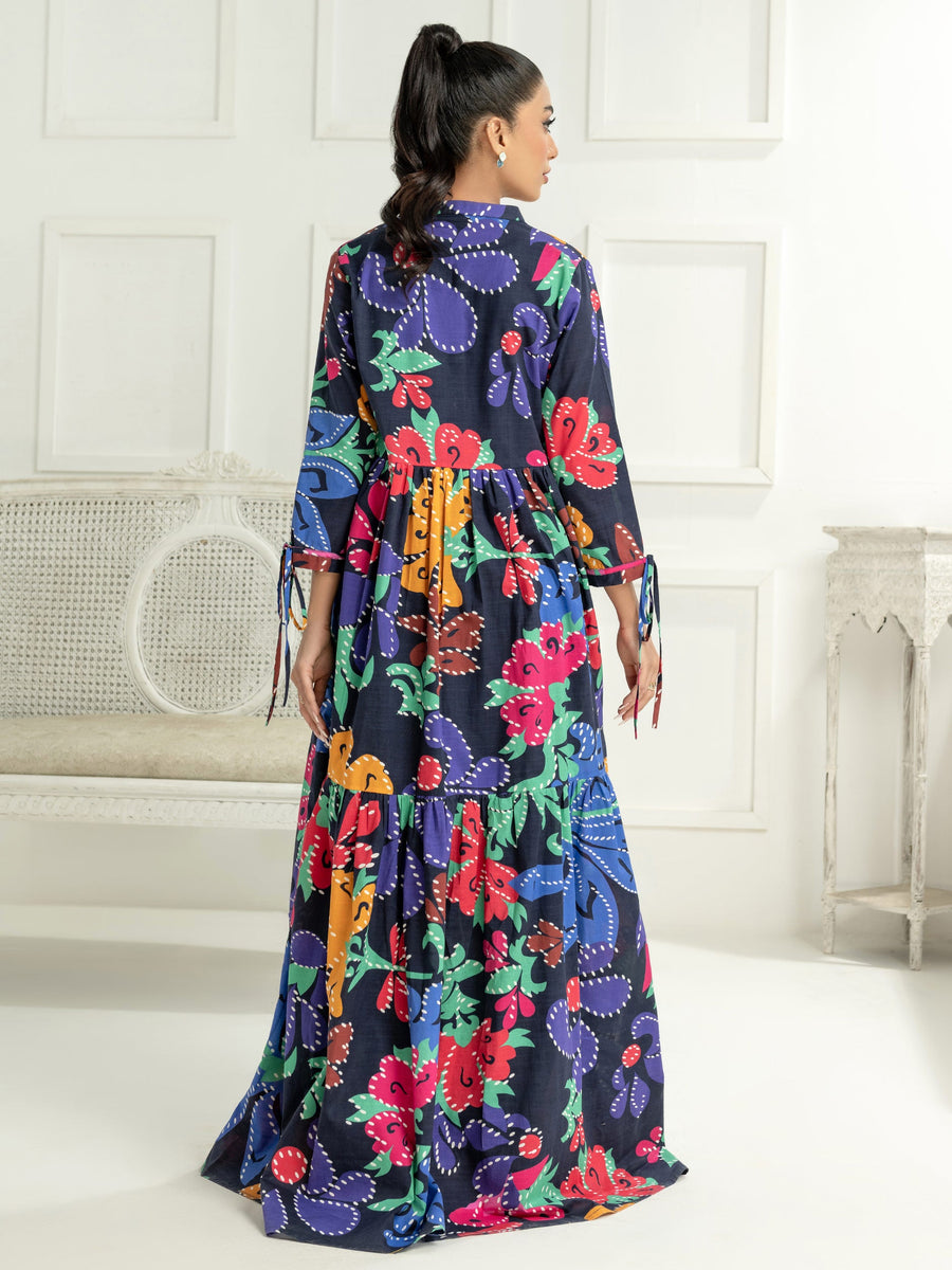 LimeLight Vol-03 Summer Unstitched Printed Lawn 1Pc Shirt U2958 Black