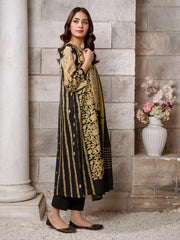 Limelight Summer Unstitched Paste Printed Lawn 2Pc Suit U2969 Black