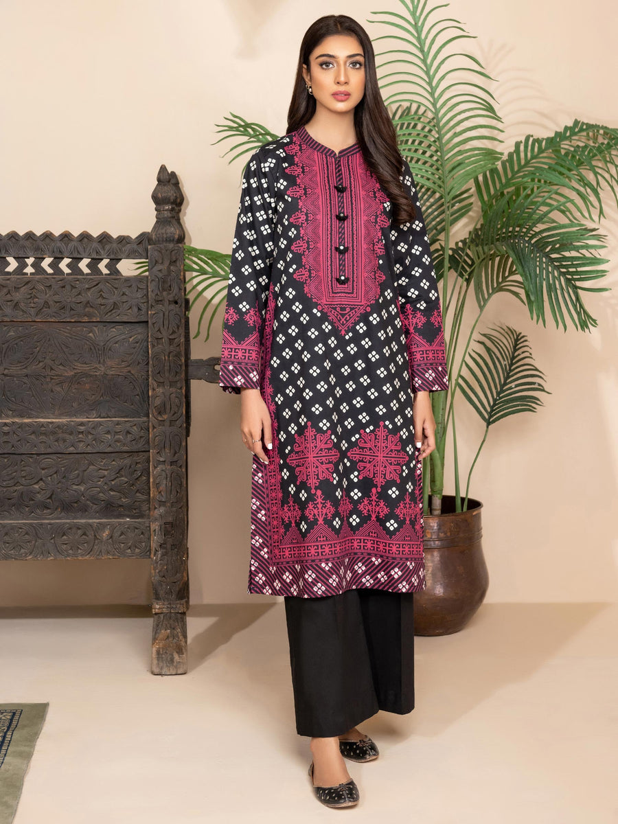 LimeLight Vol-03 Summer Unstitched Printed Lawn 1Pc Shirt U2972 Black