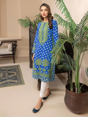 LimeLight Vol-03 Summer Unstitched Printed Lawn 1Pc Shirt U2972 Blue