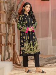 Limelight Winter Unstitched Printed Khaddar Single Shirt U3085 Black