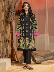 Limelight Winter Unstitched Printed Khaddar Single Shirt U3085 Black