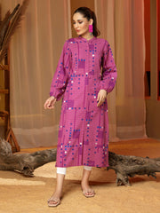 Limelight Winter Unstitched Printed Khaddar Single Shirt U3087 Pink