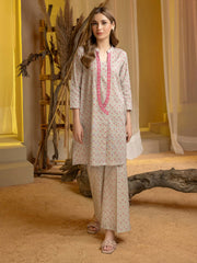 Limelight Winter Unstitched Printed Khaddar Single Shirt U3095 Beige