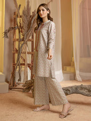 Limelight Winter Unstitched Printed Khaddar Single Shirt U3095 Beige