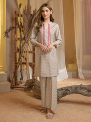 Limelight Winter Unstitched Printed Khaddar Single Shirt U3095 Beige