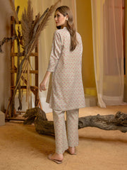 Limelight Winter Unstitched Printed Khaddar Single Shirt U3095 Beige