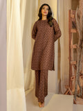 Limelight Winter Unstitched Printed Khaddar Single Shirt U3095 Brown