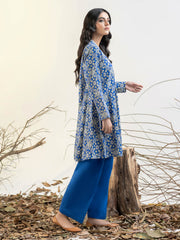 Limelight Winter Unstitched Printed Khaddar Single Shirt U3096 Blue