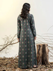Limelight Winter Unstitched Printed Khaddar Single Shirt U3096 Plum