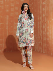 Limelight Winter Unstitched Printed Khaddar Single Shirt U3100 Grey