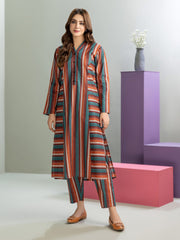 Limelight Winter Unstitched Printed Khaddar Single Shirt U3101 Brown