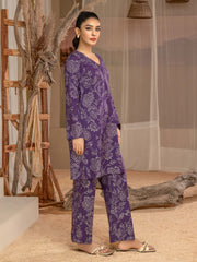 Limelight Winter Unstitched Printed Khaddar Single Shirt U3102 Purple