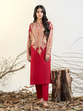 Limelight Winter Unstitched Printed Khaddar Single Shirt U3103 Red