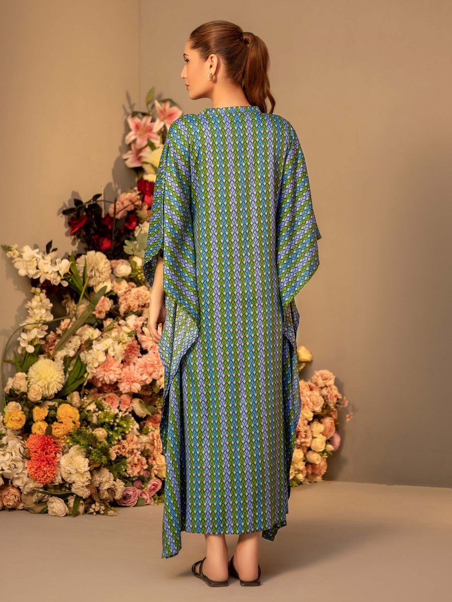 Limelight Winter Unstitched Printed Linen Single Shirt U3109 Green