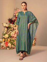 Limelight Winter Unstitched Printed Linen Single Shirt U3109 Green