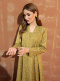 Limelight Winter Unstitched Printed Cotton Single Shirt U3111 Olive Green