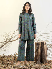Limelight Winter Unstitched Printed Cotton Single Shirt U3112 Blue
