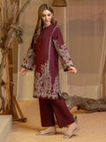 Limelight Winter Unstitched Printed Khaddar 2Pc Suit U3133 Maroon