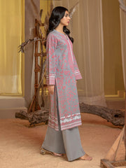Limelight Winter Unstitched Printed Cotton 2Pc Suit U3138 Grey