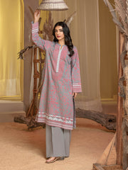 Limelight Winter Unstitched Printed Cotton 2Pc Suit U3138 Grey
