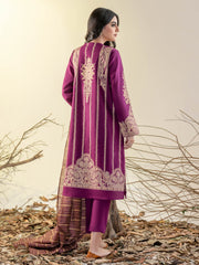 Limelight Winter Unstitched Printed Khaddar 3Pc Suit U3143 Magenta