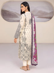 Limelight Summer Unstitched Printed Lawn 2Pc Suit U3344 Beige