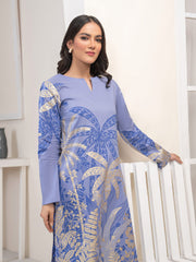 Limelight Summer Unstitched Printed Lawn 2Pc Suit U3346 Blue