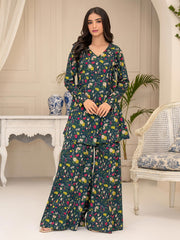 Limelight Summer Unstitched Printed Lawn 1Pc Shirt U3351 Navy