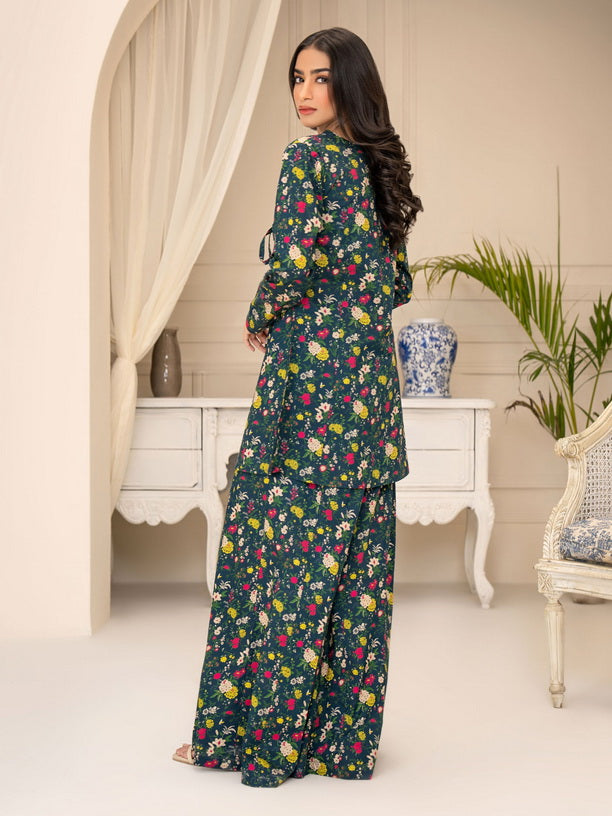 Limelight Summer Unstitched Printed Lawn 1Pc Shirt U3351 Navy