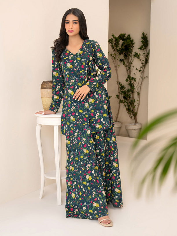 Limelight Summer Unstitched Printed Lawn 1Pc Shirt U3351 Navy